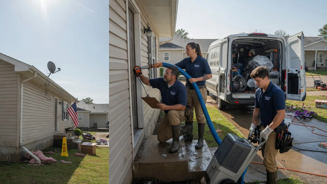 Ceiling Water Damage Restoration in Almena, WI near me